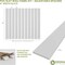 Ekena Millwork 48H x 3/8T Adjustable PVC Slat Wall Panel Kit w/ 4W Slats, Unfinished contains 11 Slats SWP55X48X0375UN - alternate 2